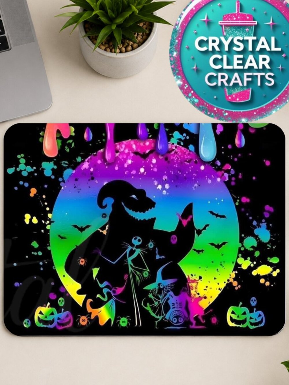 Tim Burton Nightmare Before Christmas Mousepad
